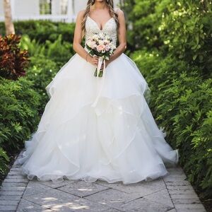 Elegant White Wedding Dress- Morilee by Madeline Gardner